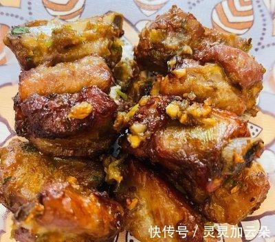 炸锅版|周末和美味的空气炸锅版蒜香烤排骨更配哦!