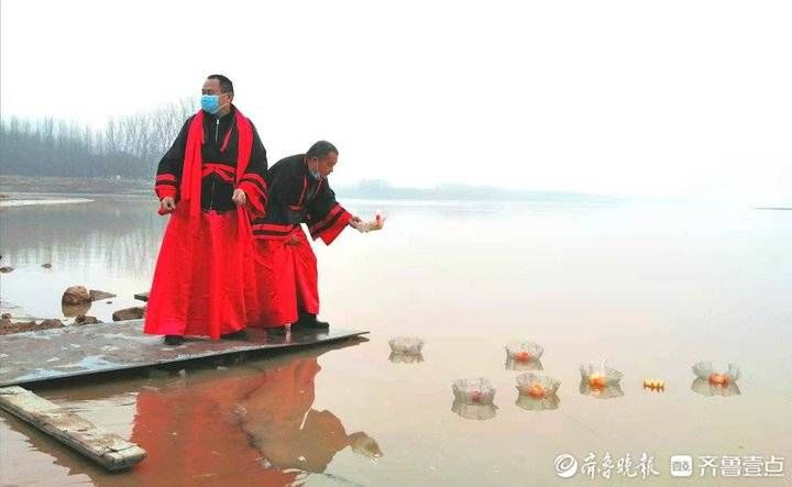 河灯|祈福祝愿，留住乡愁！平阴县翟庄村108盏河灯“点亮”黄河