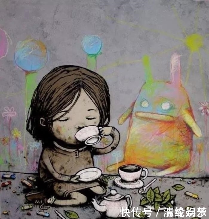 插画@这组内涵插画,刚看第一张笑喷了,看到第三张我就泪奔了