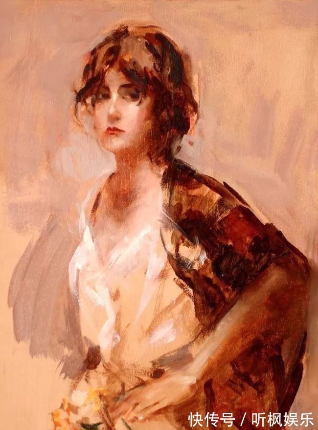 瓦伦西亚$西班牙艺术家尼迪亚笔下的女人,美得像花一样尽情地绽放