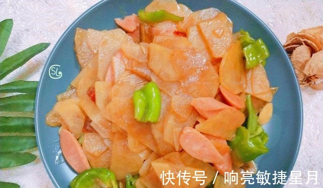 火腿土豆片|最近爱吃这道菜，简单一炒，好吃过瘾，超下饭，孩子很喜欢！