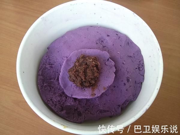 小麦粉|1个紫薯，4勺糯米粉，不用烤箱，不用炸，甜糯松软，比蛋糕好吃