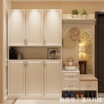 玄关|进门鞋柜万万要这样安装,木工师傅看了都夸好,真是太聪明了