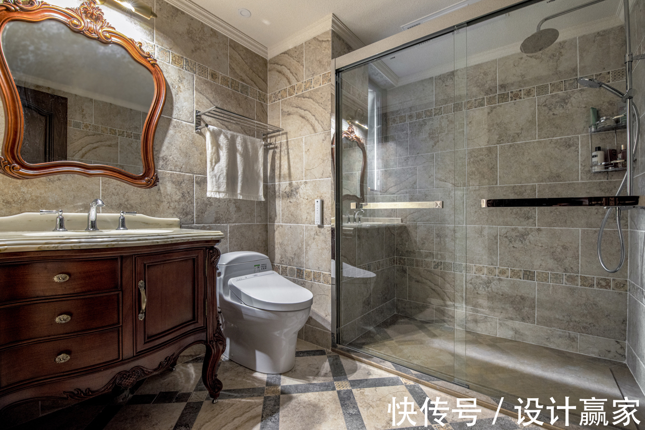 美式|175㎡纯正美式，90万打造的沉稳三居，生活质感由此体现