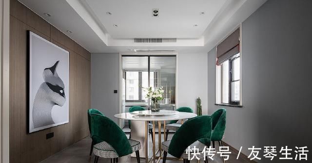 风格|110平的轻奢风格,很独特但又很有味道,很具个人的装修风格