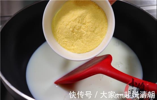 玉米|牛奶里倒入一碗玉米面，没想到这么香，我家一周吃5次，营养美味