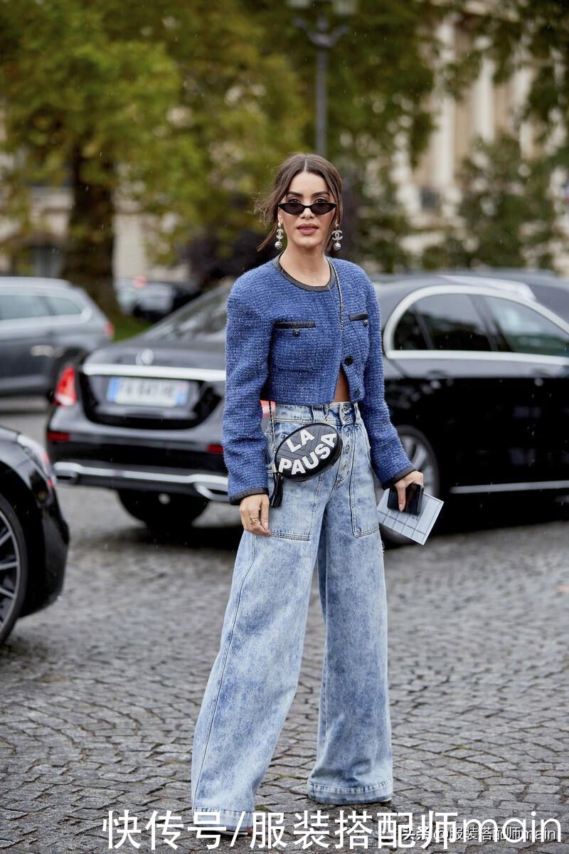 3套“上短下长”的穿搭造型，小个子可以直接照搬