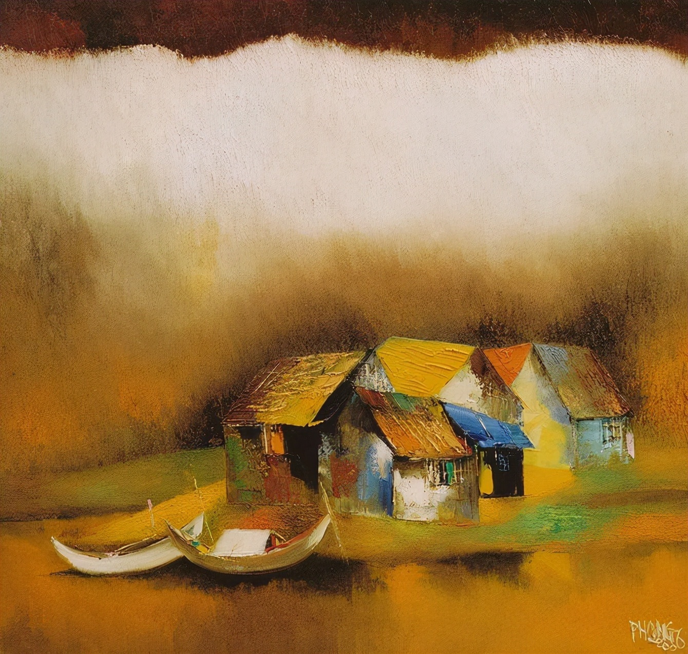 美术学院@越南画家Dao Hai Phong色彩艳丽的绘画作品