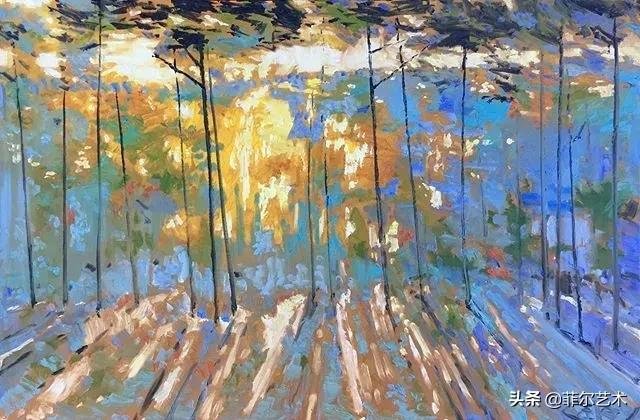 科利|光色十足，如梦如幻~美国画家尼古拉斯·科利风景油画作品欣赏