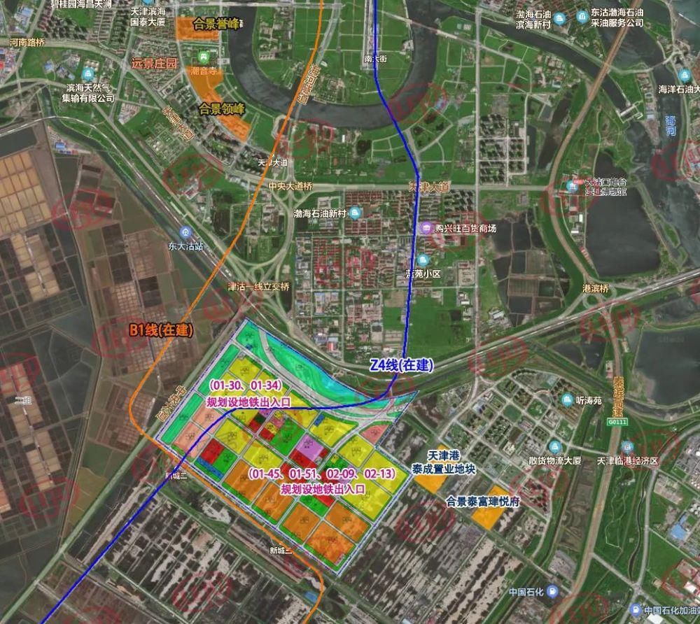 双地铁贯穿!滨海中部新城3.12平方公里