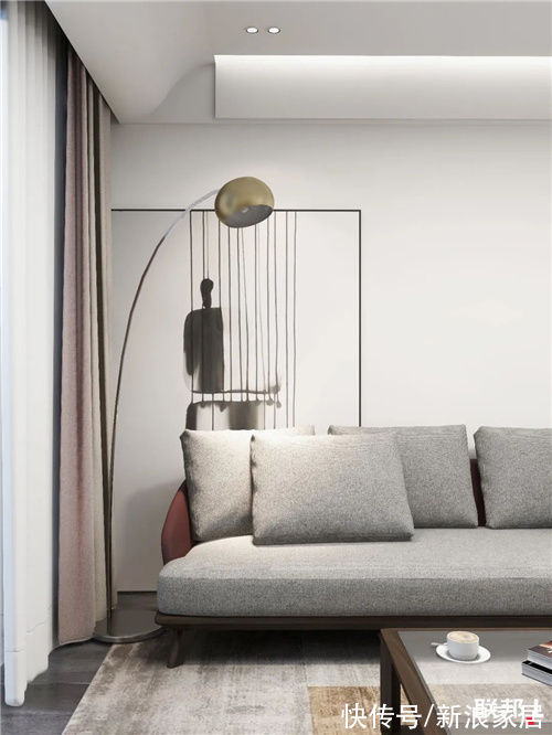 黑白灰|128㎡ 简约大平层，低调又高级