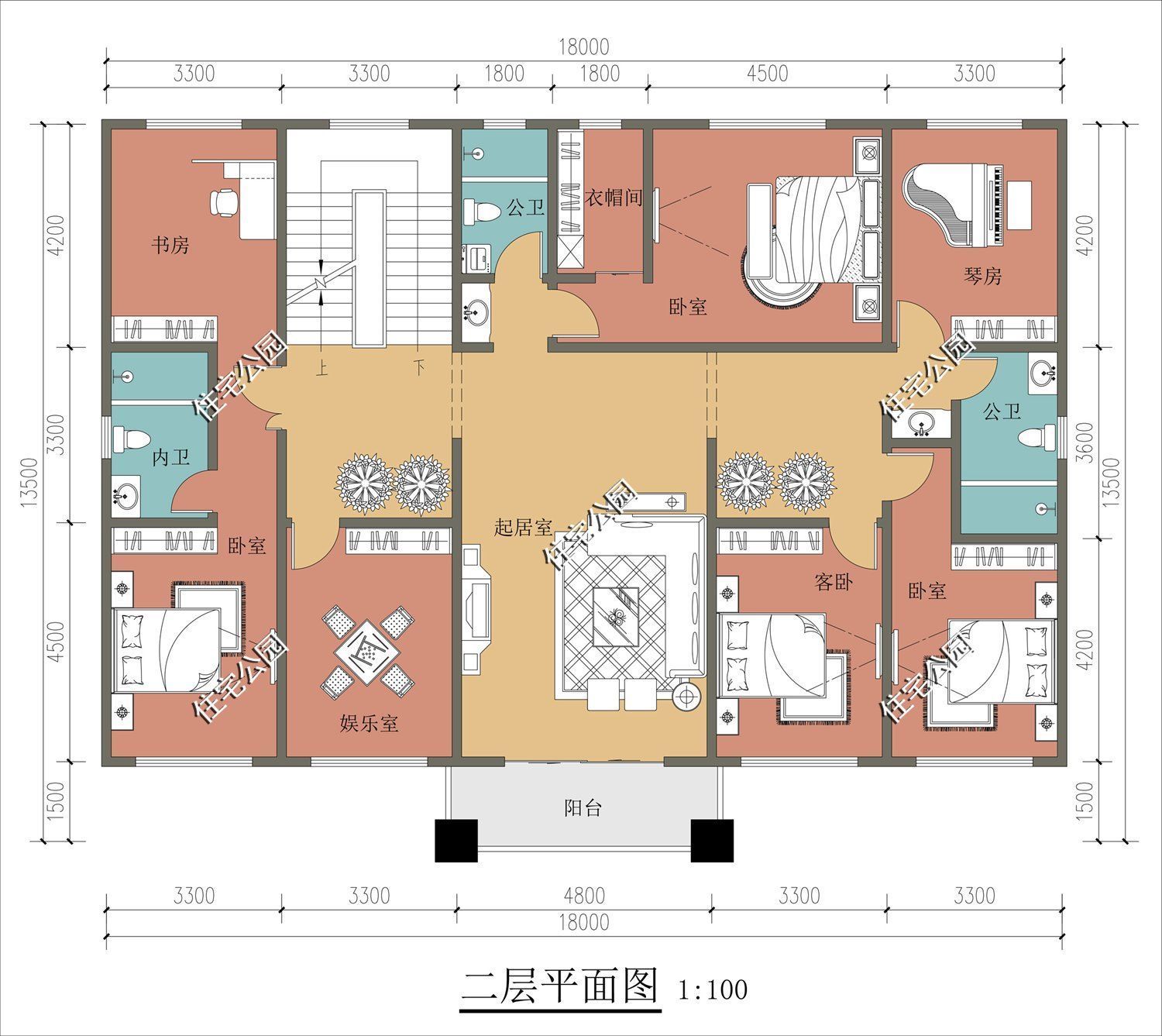小知识|2021年就盖这栋三层别墅吧，落地窗、大露台全都有，面子十足