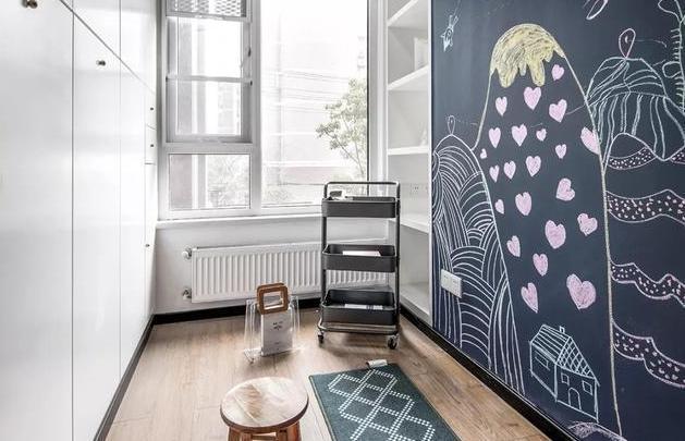 贴瓷|69㎡小户型的“逆袭”,变身3室2厅阳光房,色彩搭配精致出彩