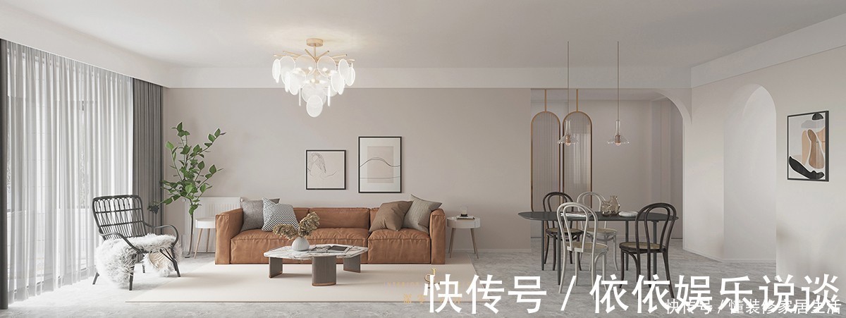 空间|99㎡装修坚持做一体化,该有功能区一个没少,空间反倒更敞亮了