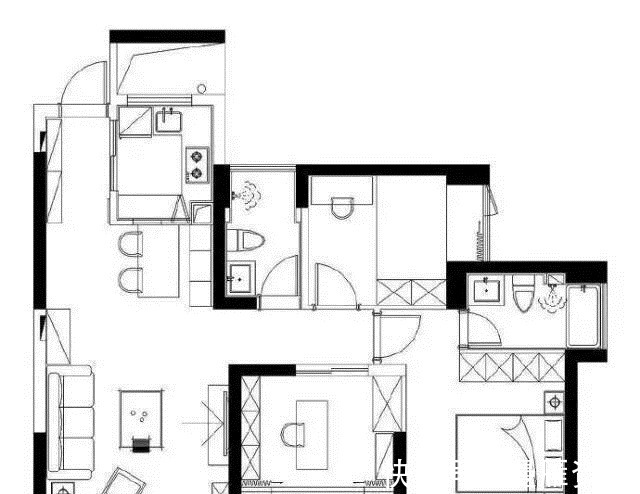 装饰画|110平米简约风格之家,略带北欧风格的小清新,时尚大气!