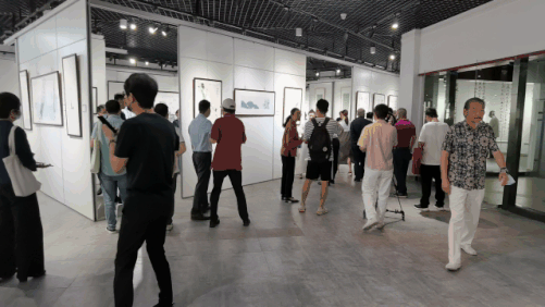 梁岩|丹青结同心，彩墨颂党恩—梁岩、刘永泽、罗丹青书画联展揭幕