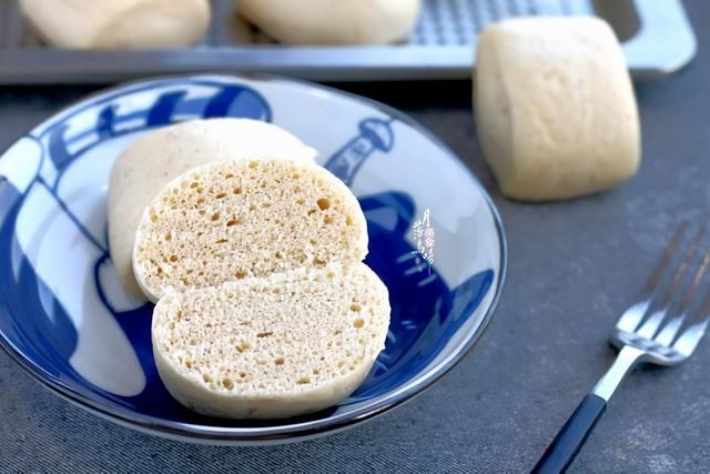 小米做馒头真香，面团不用发酵，一次发酵真快