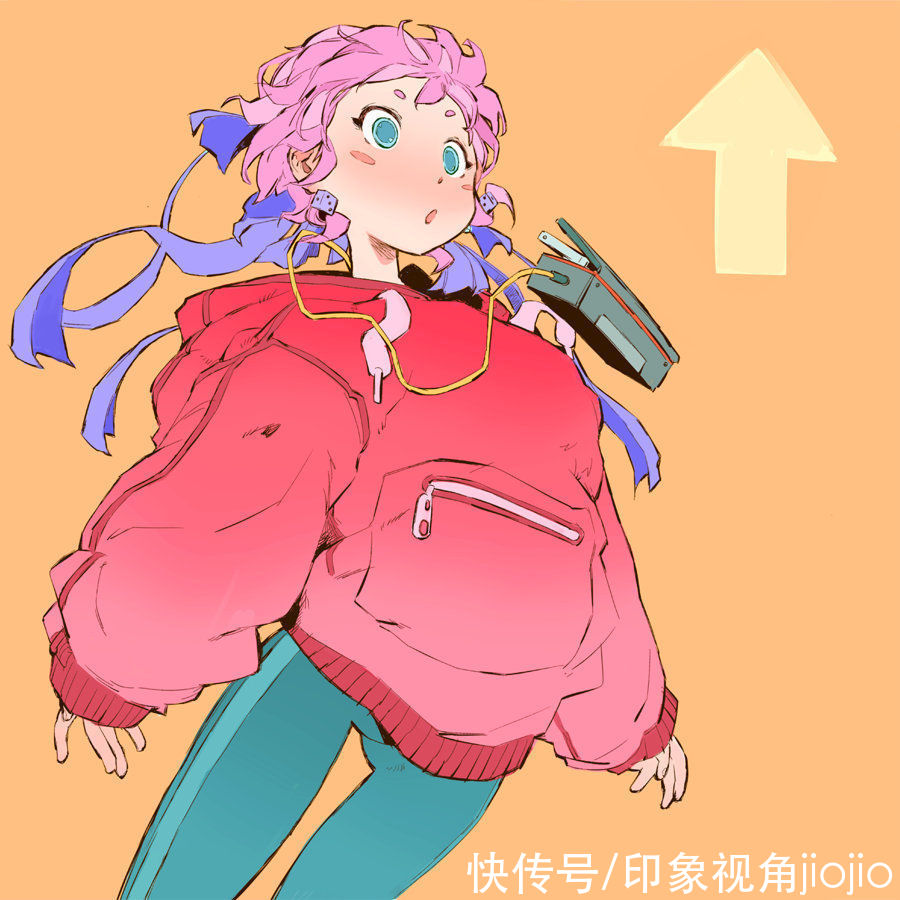 人物插画|街头格斗游戏感的人物插画，画面配色柔和且动态活泼