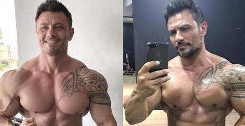健身|当肌肉男停止健身6个月，看到他的转变图，不敢相信自己的眼睛