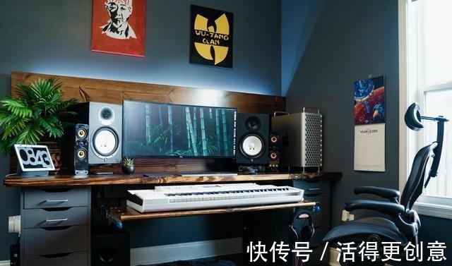 显示器|超酷的家庭办公室,充满创意的家居工作空间!