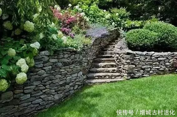 院落|一面石头墙,惊艳整个乡村院落