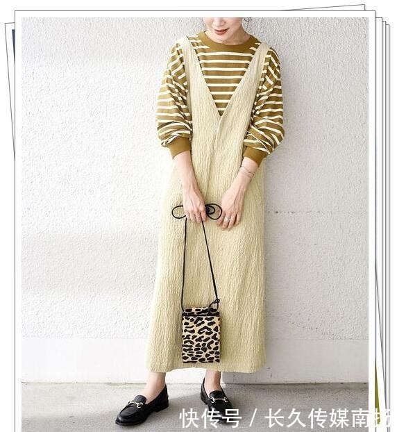 显得|时髦的“背心裙”你有吗?秋冬可以这样搭配,显得更时尚更优雅