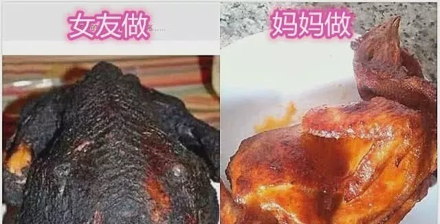 妈妈做饭跟女友做饭，天堂地狱的差别，图四男友太让人心疼了
