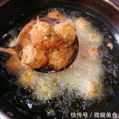 营养又美味的炸素丸子,粉丝与胡萝卜的新吃法,新奇搭配,味道绝美
