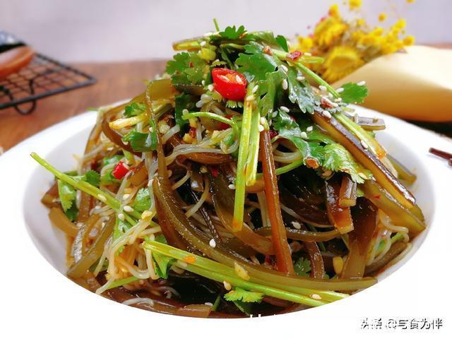 海带丝|凉拌海带丝时,记住用这“1料”,香软无海腥味,好吃解腻特鲜美