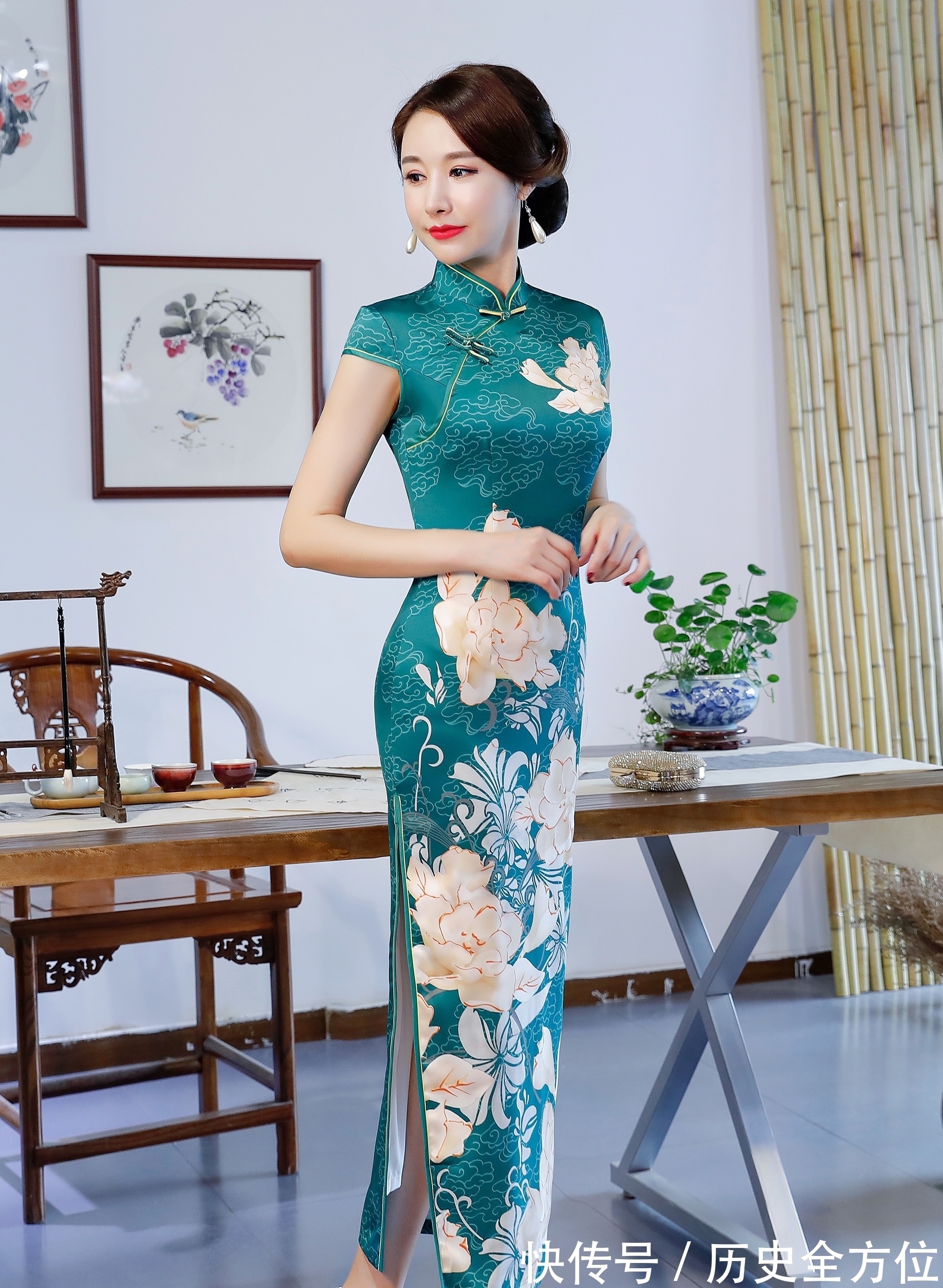 旗袍 为什么越来越多的男人喜欢看女人穿长款旗袍呢?
