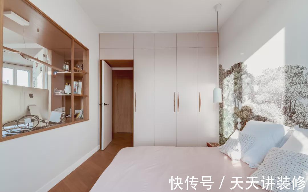 小户型|52㎡小户型北欧风,独立工作区+隐形门,年轻人喜欢的设计!