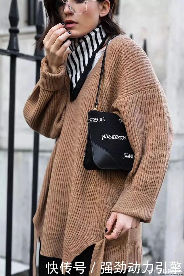 秋天毛衣、外套这么搭,太太太高级!