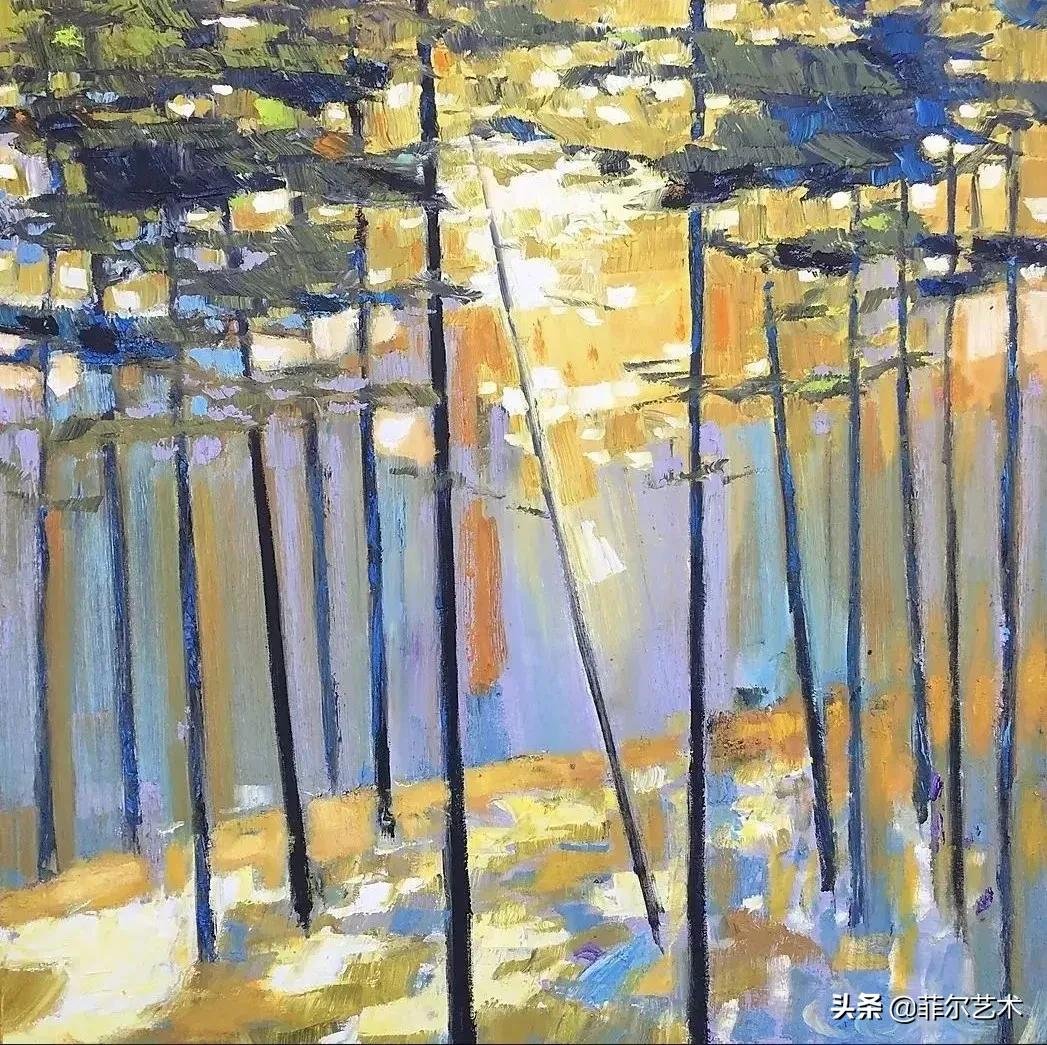 科利|光色十足，如梦如幻~美国画家尼古拉斯·科利风景油画作品欣赏