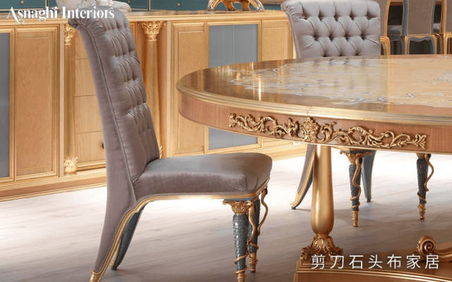 珍珠母贝|Asnaghi Interiors家居的奢华与典雅,豪宅餐厅的高配餐桌