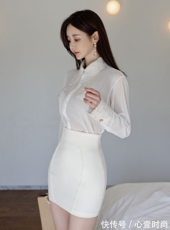 时尚搭配|女神孙允珠的时尚搭配:穗香梨黄田园清风雪纺公主衫