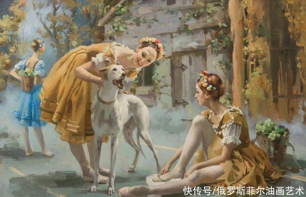 圣彼得堡$俄罗斯画家阿纳斯塔西娅·沃斯特雷佐娃漂亮油画作品欣赏