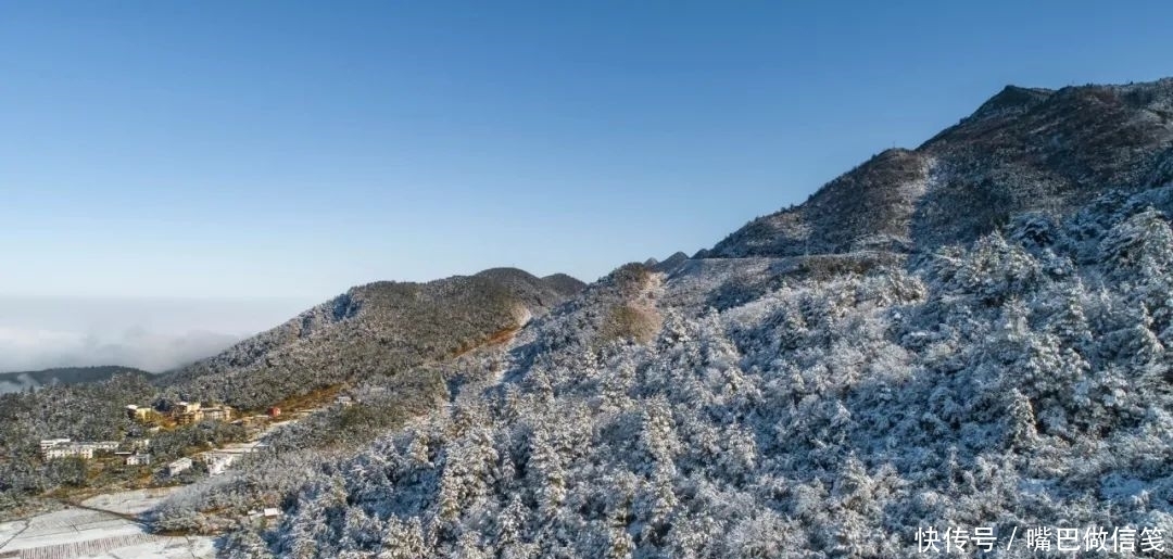 雪后初晴，与阳光相拥，武陵山的雪颜值巅峰！