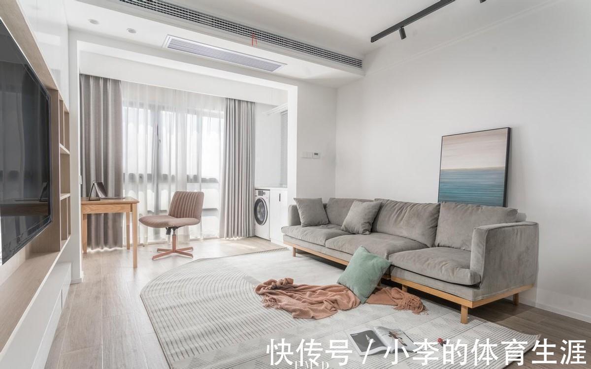 打通|真纠结,阳台和客厅打通变大横厅,采光很好但洗衣晾晒如何解决?