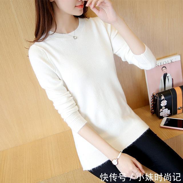 镂空|春秋冬三季衣橱里都不能少的百搭毛衣,就数圆领最实穿耐看,有吗