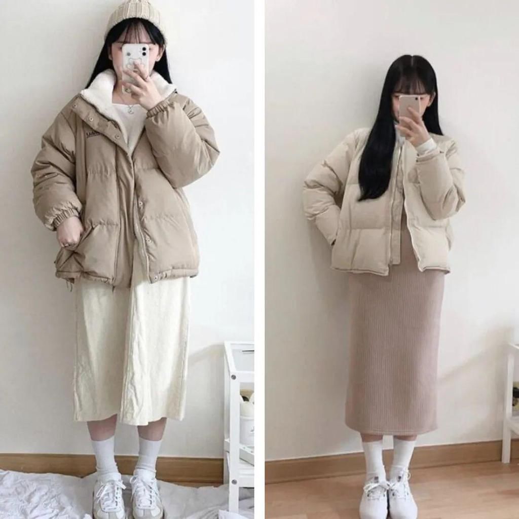  棉服|十几套微胖、小个子女生的棉服穿搭！照着穿人见人夸 ！