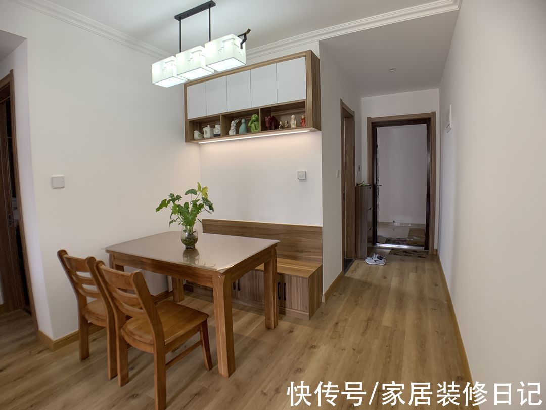 鞋柜|60后大叔的养老房，花6万简装70㎡的小两房，简洁清爽住起来顺心