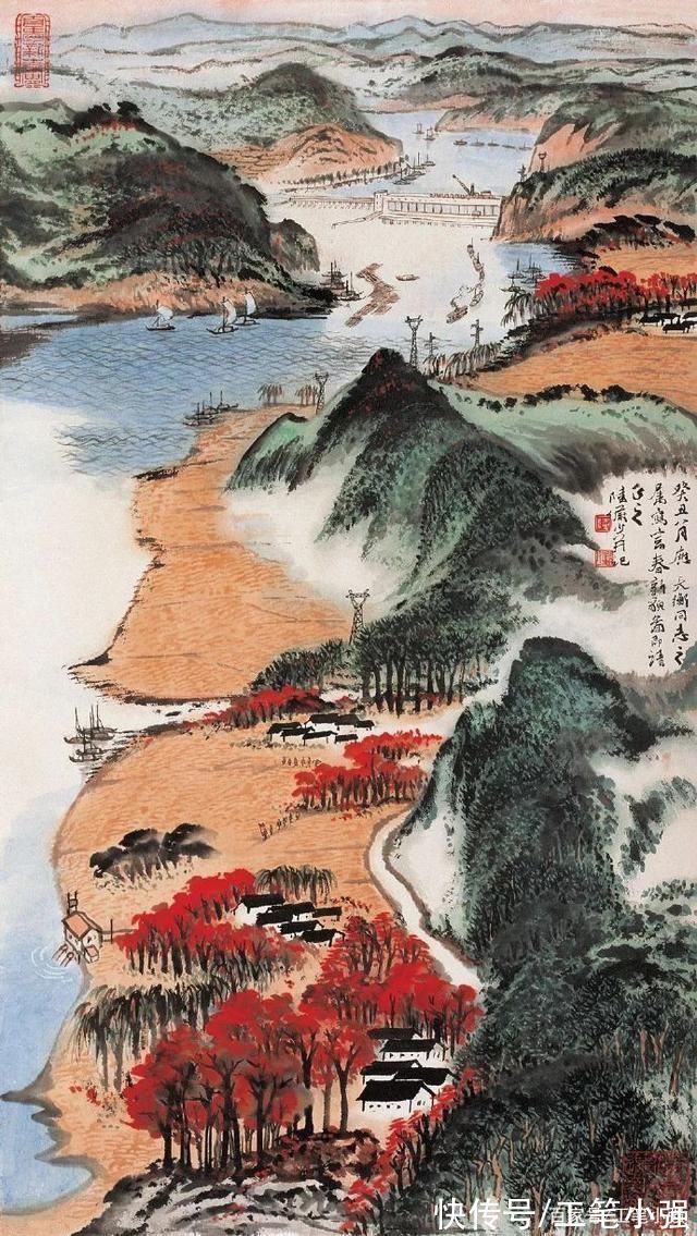 山水&使动者益动,静者益静。陆俨少山水作品欣赏