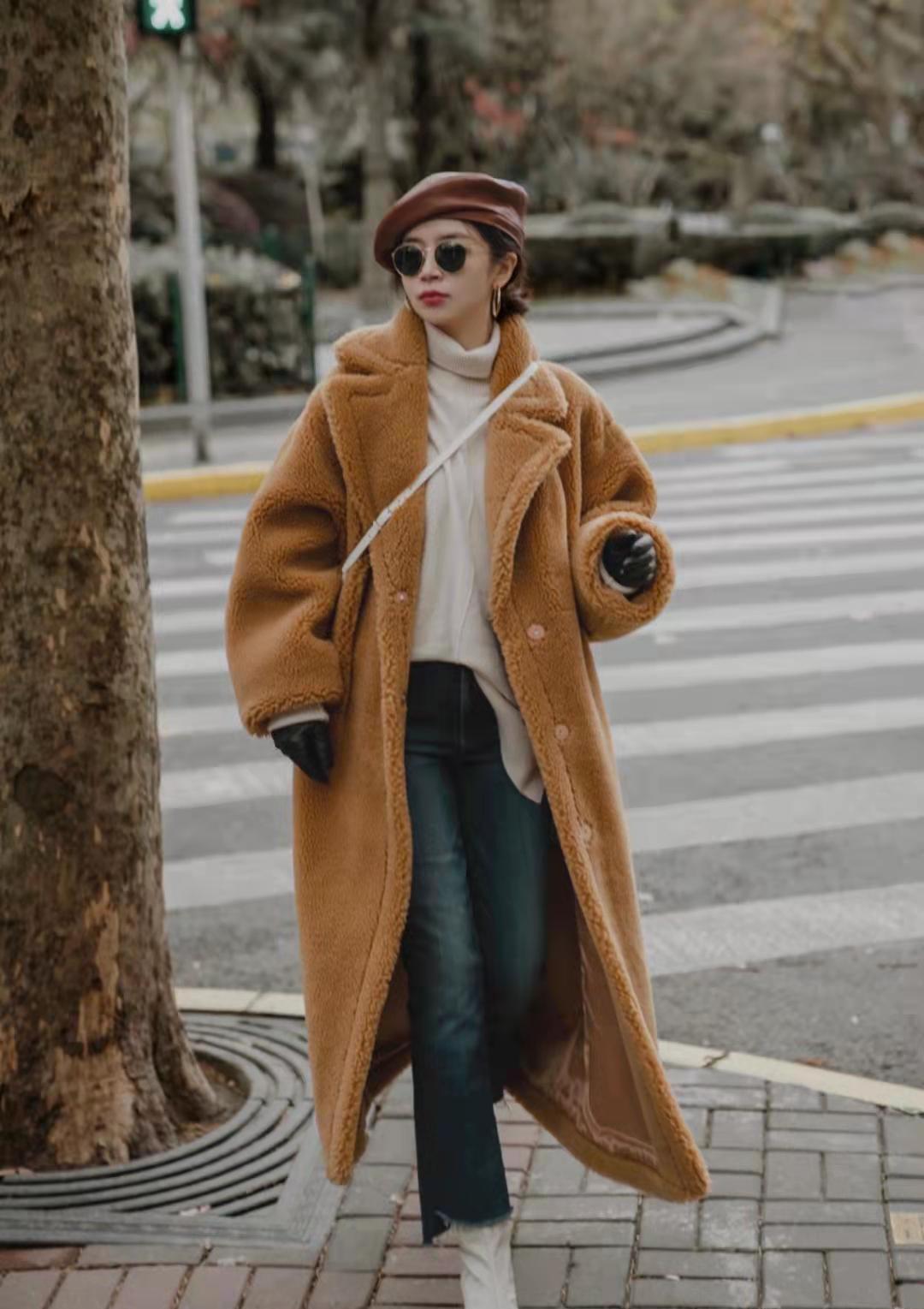 棕黄色 秋冬穿“棕色”能有多美?瞧三木博主的气质搭配,照着穿就很美