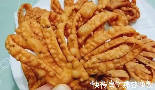 炸排叉也叫麻叶,老左教你制作比例及手法,学会了可以自己在家炸