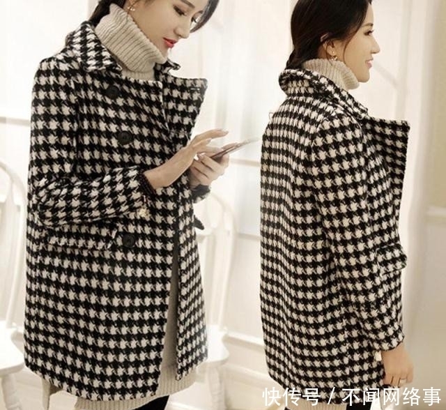 呢女装|建议大家:女人穿大衣不要配裙子,土!瞧下面女人,美嫩极了