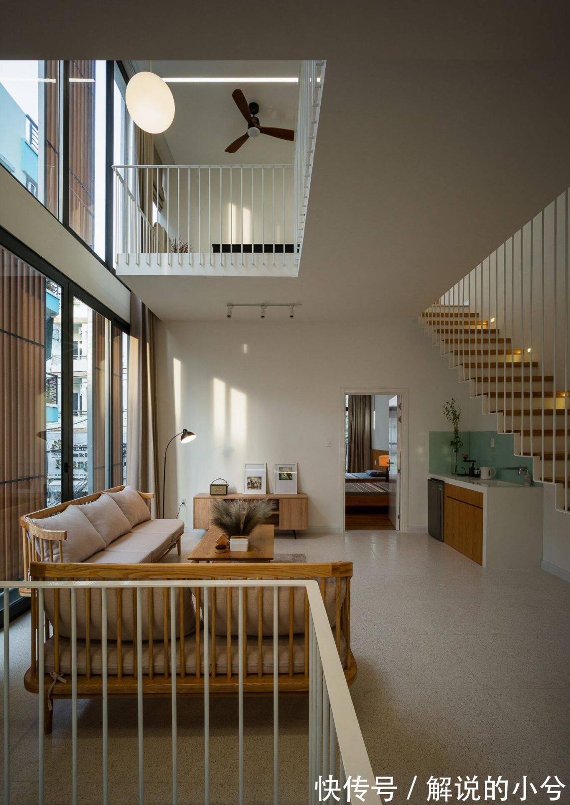 楼房|越南楼房占地面积小,5层小楼“瘦瘦高高”,一层2间房,安静舒服