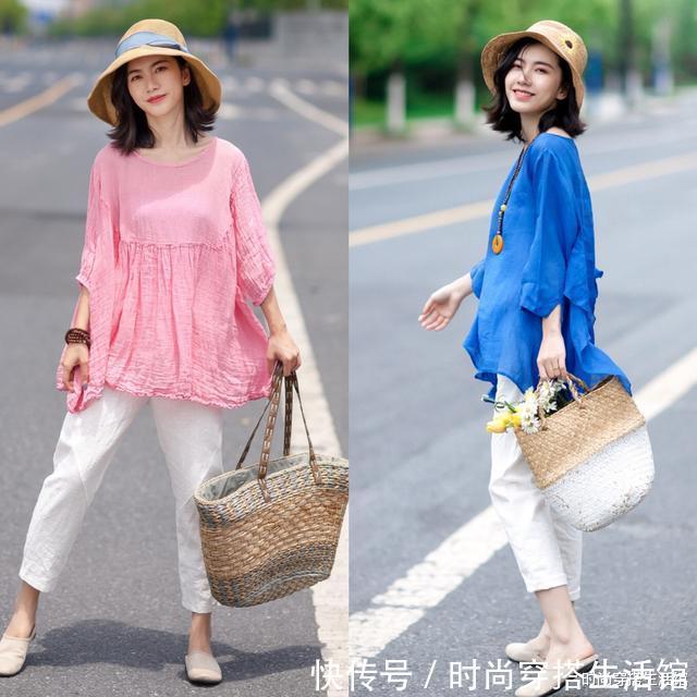 tips|天热了,换上慵懒舒适的棉麻穿搭,做回无拘无束的自己