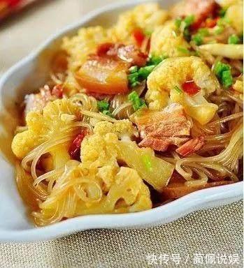 小炒|美食推荐菜花粉丝煲,洋葱肉片小炒,迷你披萨,芥辣黑木耳