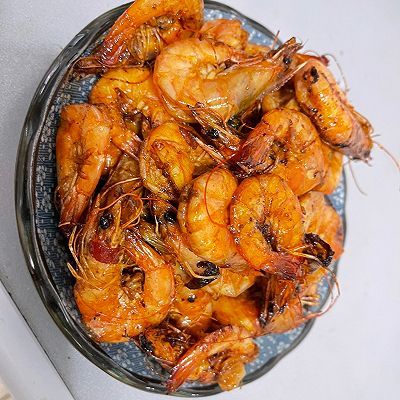 油爆虾|豆瓣酱油爆虾
