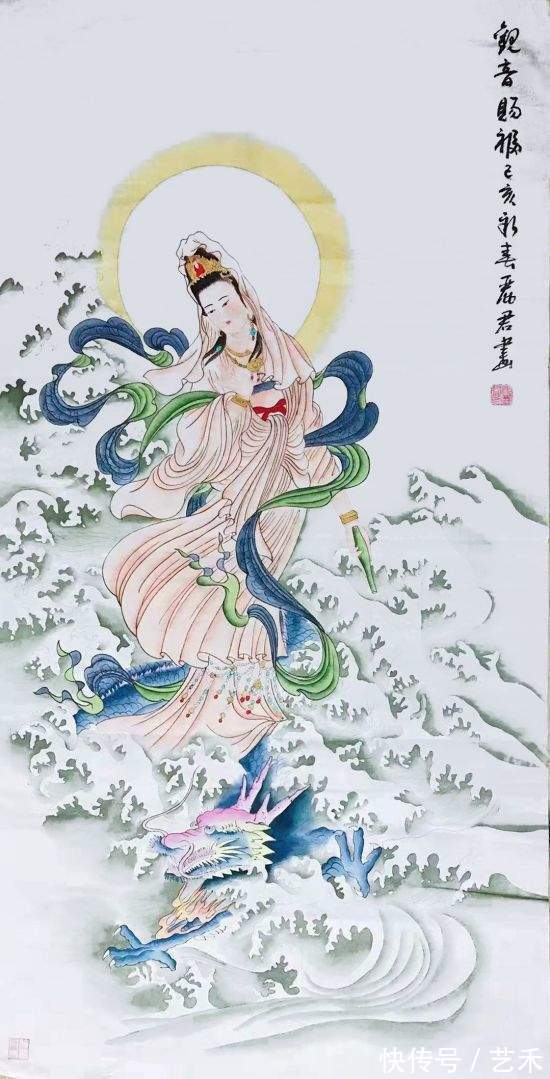 美术家协会#马丽君——天生爱丹青，丽质更擅美，腹有诗书气自华，最具潜质实力派女画家